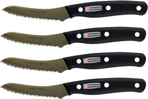 Miracle Blade World Class Series Set of Four (4) Serrated Steak Knives