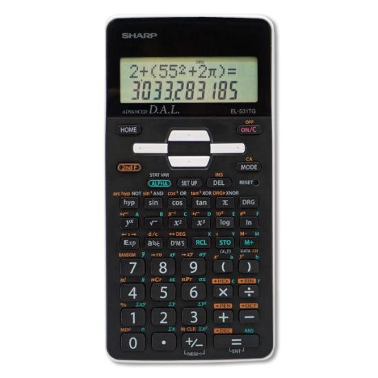 Picture of Sharp SHREL531TGBBW CALCULATOR;SCIENTIFIC (EA)
