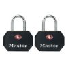 Picture of Mastercool 4681TBLK LUGGAGE LOCK TSA 2PK BLK (EA)