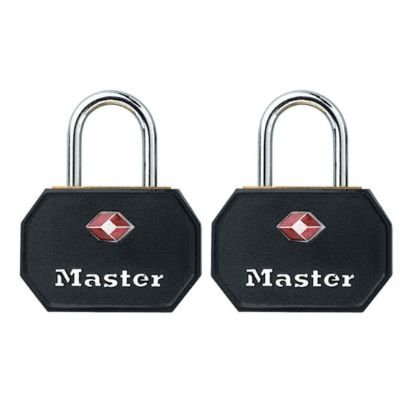 Picture of Mastercool 4681TBLK LUGGAGE LOCK TSA 2PK BLK (EA)