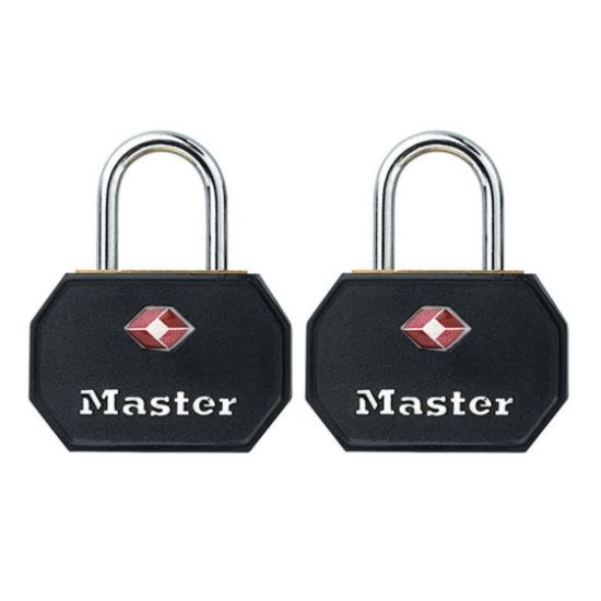 Picture of Mastercool 4681TBLK LUGGAGE LOCK TSA 2PK BLK (EA)