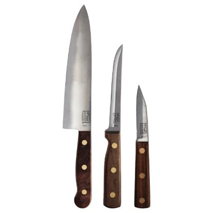 Picture of CHICAGO DIE CASTING B42 KNIFE 3PC WALNUT CHICAGO (EA)