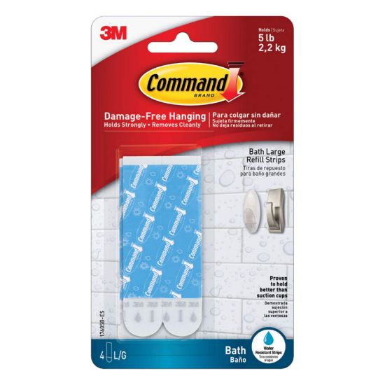 Picture of 3M 17605B-ES COMMAND REPLMNT STRIPCD4 (PK-6-EA)