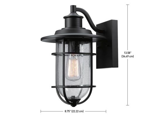 Picture of GLOBE ELECTRIC 44308 WALL SCONCE TURNER BLK (EA)