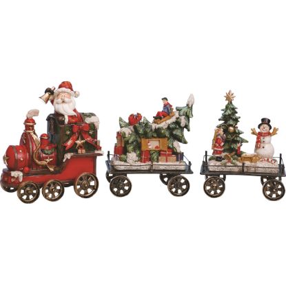 Picture of TRANSPAC W9115 SANTA TRAIN SET 3PC (EA)