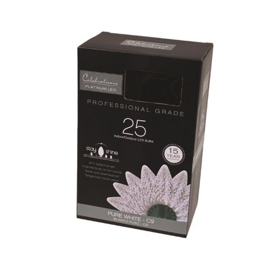 Picture of Celebrations C925FPWA PLAT C9 LIGHTS 25CT PW (EA)
