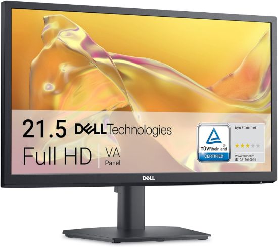 Picture of DELL MONITORS SE2225H  Dell SE2225H 21.5 Inch Full HD (1920x1080) Monitor, 75Hz, VA, 5ms, VESA (100x100mm), HDMI, VGA, 1 Year Warranty, Black (EA)