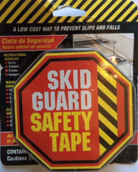 Picture of SURE FOOT INDUSTRIES CORP 61202 ANTI-SLIP TAPE BLACK 8'L (EA)