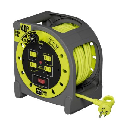 Picture of MASTERPLUG HMA401214G4SL-U CORD REEL PVC MULTI 40'L (EA)