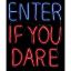 Picture of Gemmy Industries SS73217G ENTER IF YOU DARE SIGN (EA)