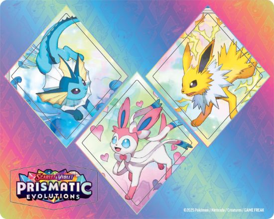 Picture of POKEMON PRISMATIC EVOLUTIONS 10-1022-101 TCH STCKR CLCTN SCLT/VLT (EA)