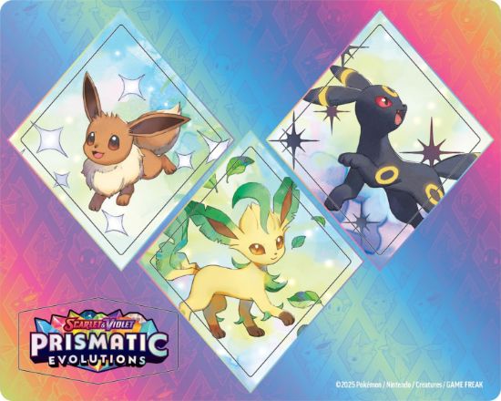 Picture of POKEMON PRISMATIC EVOLUTIONS 10-1022-101 TCH STCKR CLCTN SCLT/VLT (EA)