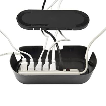 Picture of D-LINE USA INC US/COBSMLB CBL ORGNZ BX BLK 12.75"L (EA)