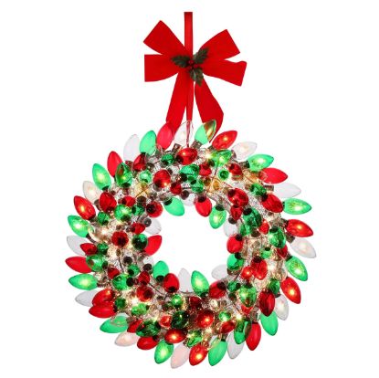 Picture of MR CHRISTMAS INC 10910AC BULB WREATH MULT C9 1PK (EA)