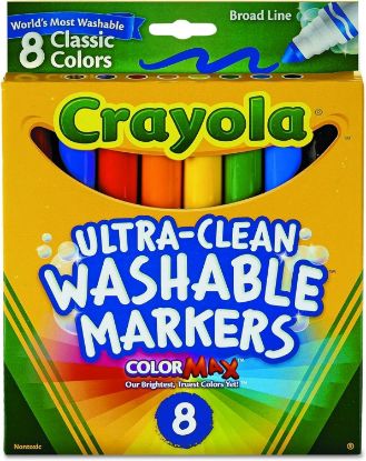 Picture of Crayola, LLC 587808 MARKER,CLSC,WASH,BRD,8/ST (ST-8-EA)