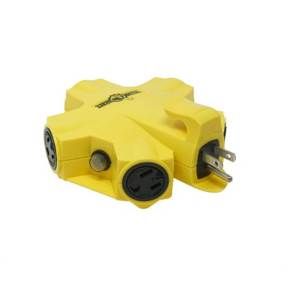 Picture of Yellow Jacket 827362 ADAPTR 5OUTLT YELLOW UL (EA)