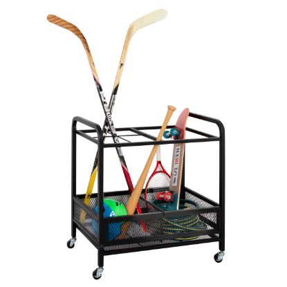 Picture of Honey Can Do SHF-09838 UTILITY CART STL BLK 34" (EA)