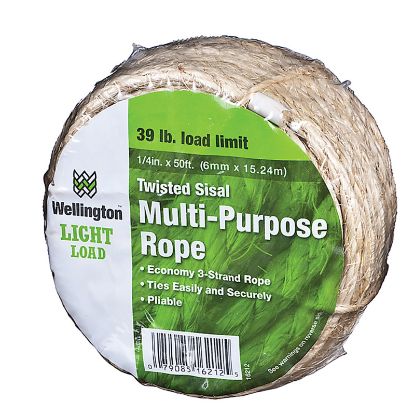 Picture of WELLINGTON M1016C0050 ROPE TWSTD SISAL1/4"X50' (EA)