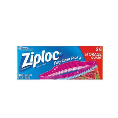 Picture of Ziploc 314466 BAG,STRG,1QT,MD,24/CT (PK-12-BX-24-EA)