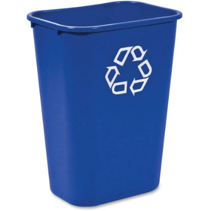 Picture of RUBBERMAID COMMERCIAL FG295773BLUE RECEPTACLE,LGE,RCY,BE (CT-12-EA)