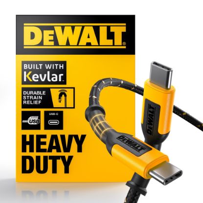 Picture of DEWALT(R) 131 1362 DW2 CABLE TYPE C BLK/YLW 4' (EA)