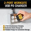 Picture of DEWALT(R) 131 0851 DW2 USB 50W WORKSITE CHARGER (EA)