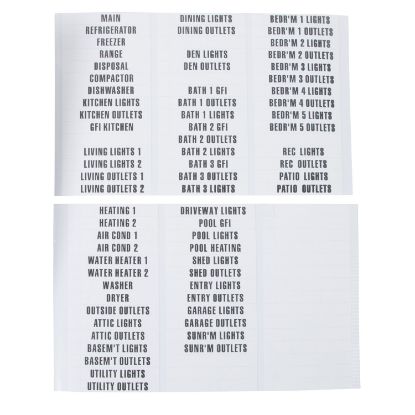 Picture of GARDNER BENDER 42-ALPHA MARKER CIRCUIT BREAKER (EA)