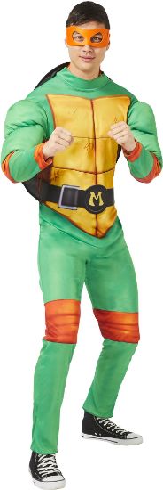 Picture of Unknown  InSpirit Designs Teenage Mutant Ninja Turtles: Mutant Mayhem Adult Michelangelo Costume | Officially Licensed | Group Costumes (EA)