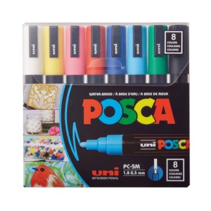 Picture of Uni PC5M8C PAINT,UNI-POSCA,8C,5M,AST (PK-8-EA)