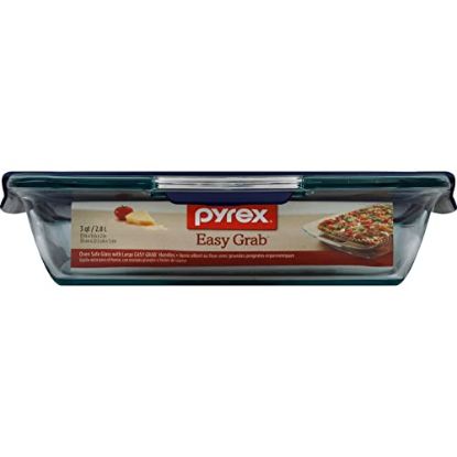 Picture of Pyrex 1085803 PYREX OBL DISH W/LID 3QT (PK-2-EA)