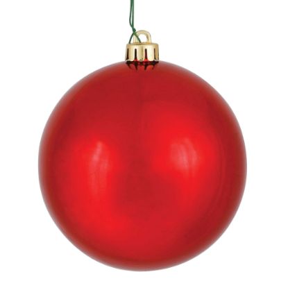 Picture of Vickerman N596803S 3" Christmas Red Shiny Ball 32/Box (EA)