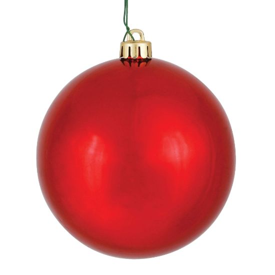 Picture of Vickerman N596803S 3" Christmas Red Shiny Ball 32/Box (EA)