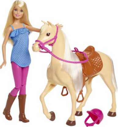 Picture of Barbie FXH13 HORSE AND DOLL 3Y+ 1PK (PK-3-EA)