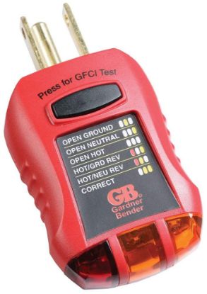 Picture of GARDNER BENDER GFI-3501 OUTLET & GFCI TESTER (EA)