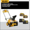 Picture of DEWALT(R) 32AA2A0DB38 DW SNOW BLWR BTR 60V 21" (EA)