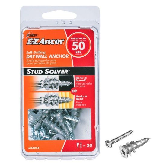Picture of E-Z ANCOR 25216 DRYWALL ANCHORS #7 20PK (EA)