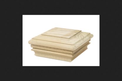 Picture of WADDELL MANUFACTURING CO. 226 POST CAP FLAT PINE 4"X4" (EA)