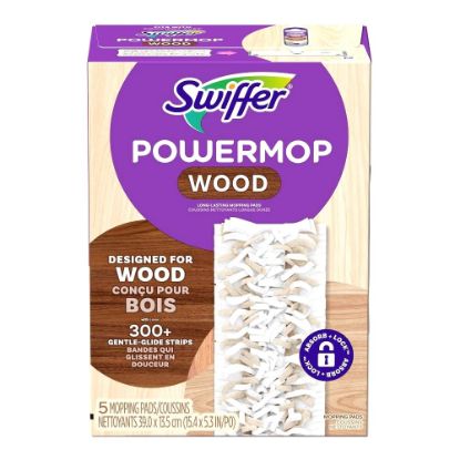 Picture of Swiffer 80723038 WOOD MOP REFILL PAD 5PK (EA)