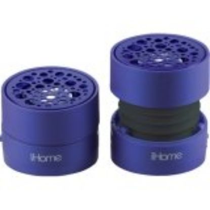 Picture of IHOME(R) iHM78UC Sound Beyond Size  iHM78  stereo speaker system for iPod, iPhone, iPad, Macbook or any Laptop and MP3 player (Purple). (EA)