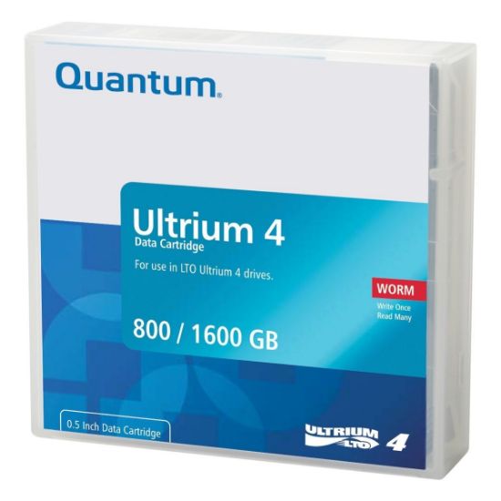 Picture of QUANTUM AUDIO(TM) MR-L4MQN-02 LTO Ultrium 4 WORM Tape Cartridge (EA)