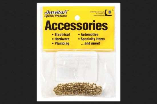 Picture of JANDORF SPECIALTY HARDWARE 94992 BEADED CHAIN STEEL #6 (PK-6-EA)