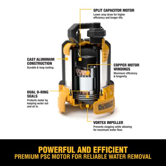 Picture of DEWALT(R) DXWP61374 DW SBMSBL UTLT PMP 1/3HP (EA)