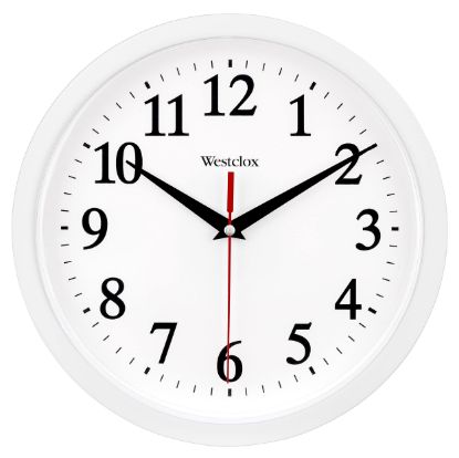 Picture of WESTCLOX(R) 461761 VENTURA WHT WALL CLOCK (EA)