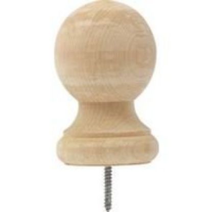 Picture of WADDELL MANUFACTURING CO. 110 POST TOP LARGE BALL PINE (EA)