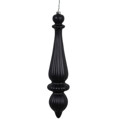 Picture of Vickerman N150808DSV 14" Gold Shiny Finial Drop UV Dril 2/Bg (EA)