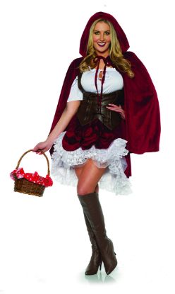 Picture of Underwraps Child Code UR29923MD WOMEN'S RED RIDING HOOD COSTUME UR29923 (EA)