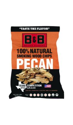 Picture of B&B CHARCOAL 00123 WOOD CHIP PECAN 180 CUIN (EA)