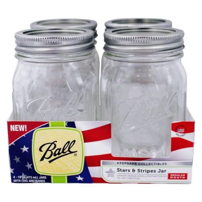 Picture of BALL BOUNCE AND SPORT INC 1440069056 CANNING JAR PT USA4PK (PK-4-EA)