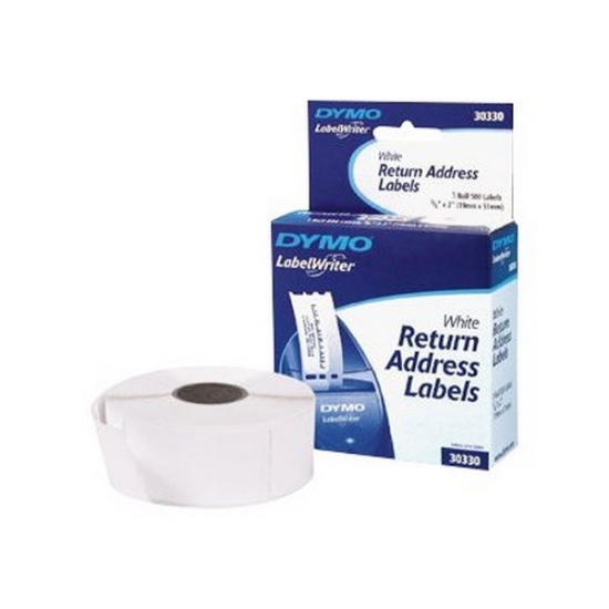 Picture of Labelwriter Return Address Labels, 0.75" X 2", White, 500 Labels/roll