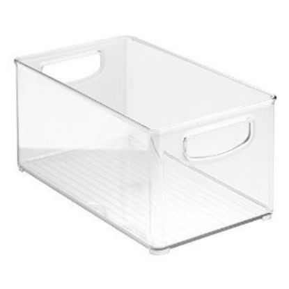 Picture of IDESIGN 64530 STORAGE BIN CLEAR 5"W (EA)
